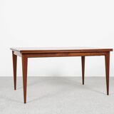 Midcentury wider Danish dining table in teak by Niels Otto Møller 1960s