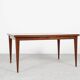 Table à manger danoise large du milieu du siècle en teck par Niels Otto Møller, années 1960