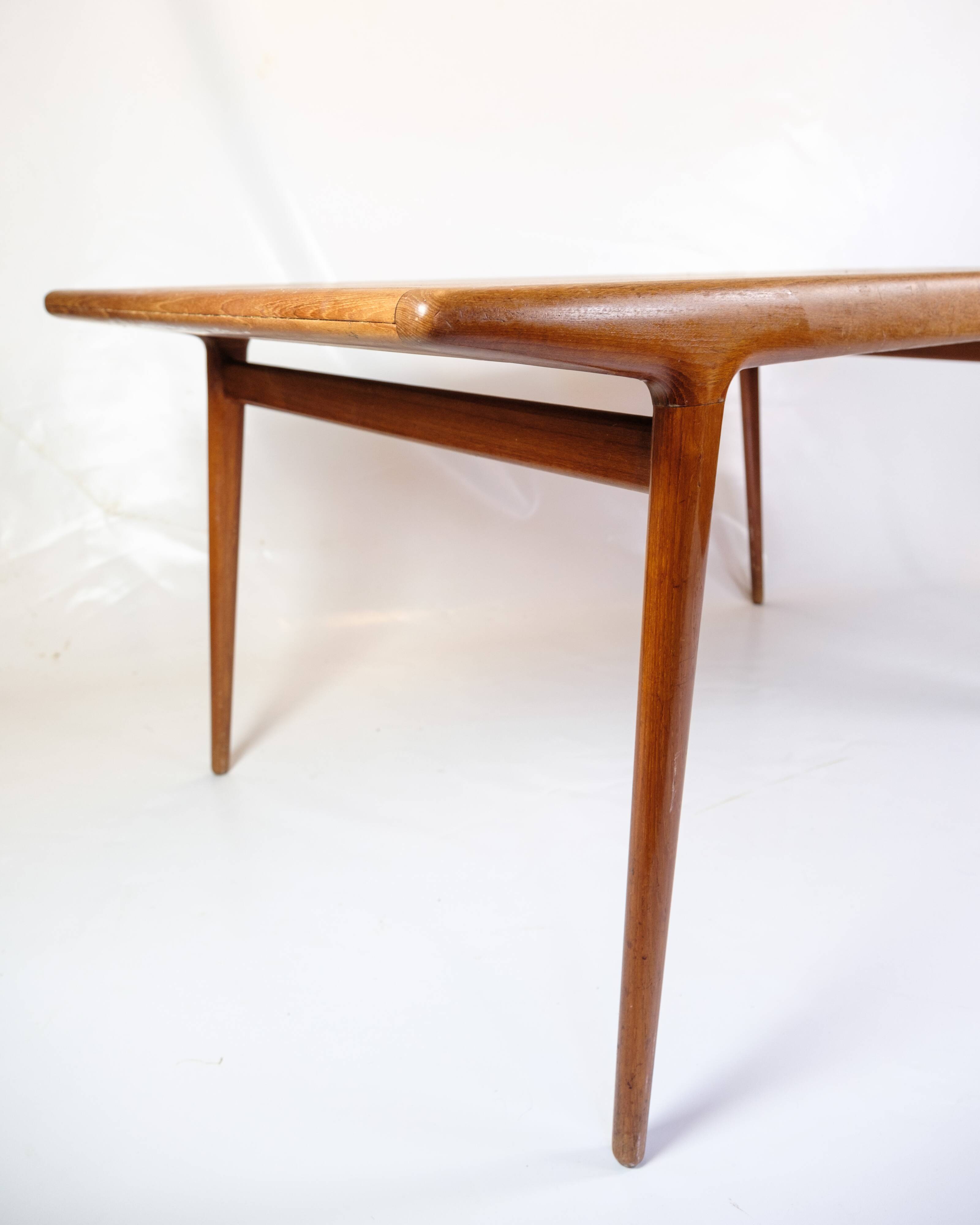 Dining Table Made In Teak By Johannes Andersen For Uldum Møbelfabrik From 1960s