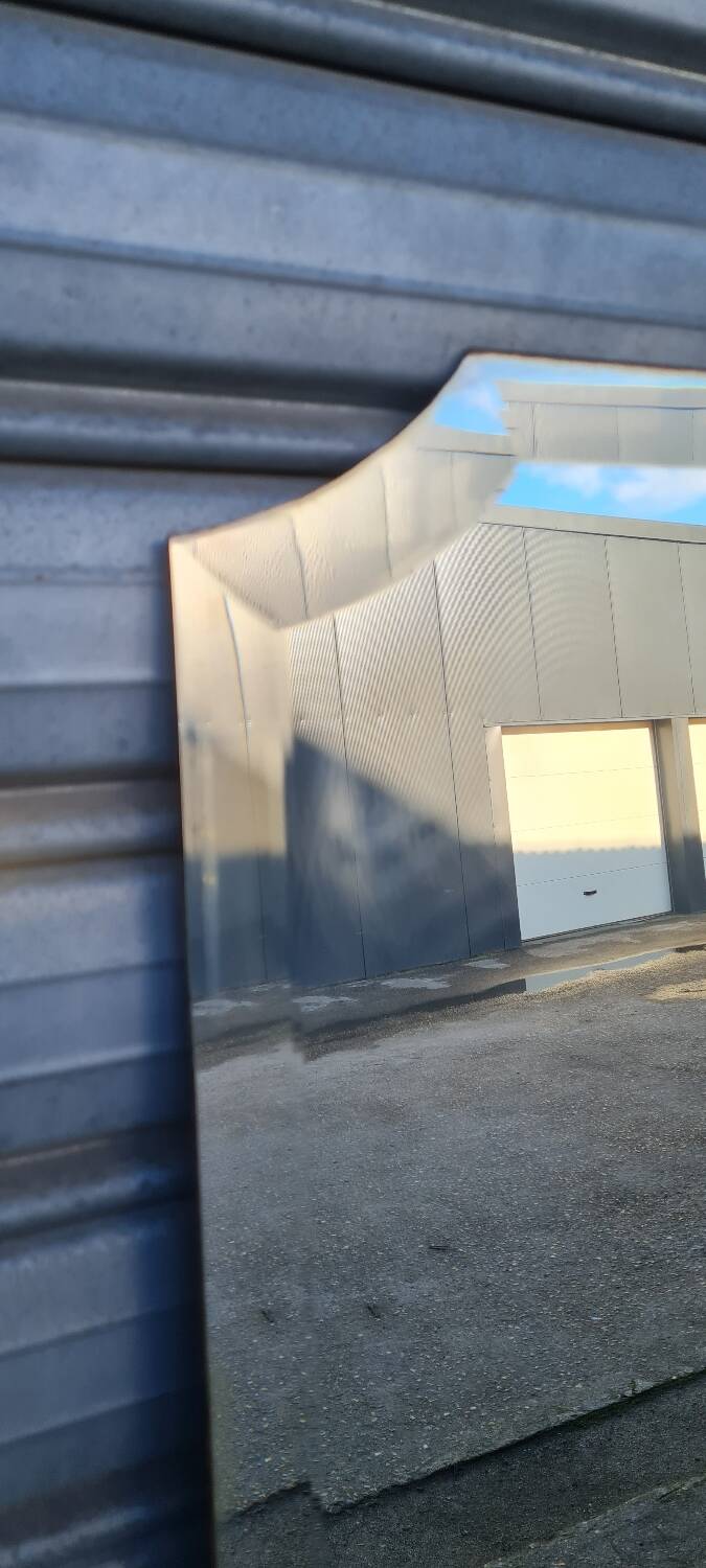 Art deco beveled mirror