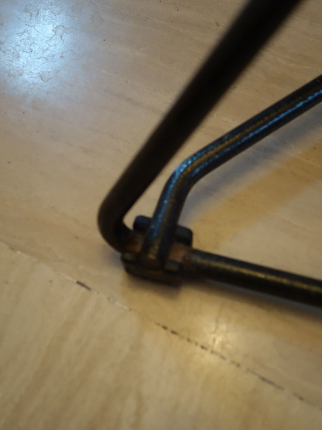 Armchair black metal diamond