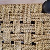 Wooden bench seated in rope 1950