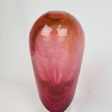 Modern Scandinavian glass vase Orrefors "Haze" Erika Lagerbielke, Sweden