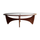 Table basse ovale Astro - designer Victor Wilkins - édition G Plan - 1960