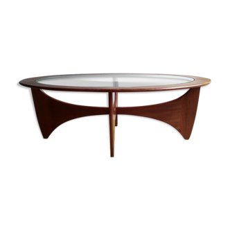 Astro oval coffee table - designer Victor Wilkins - edition g plan - 1960