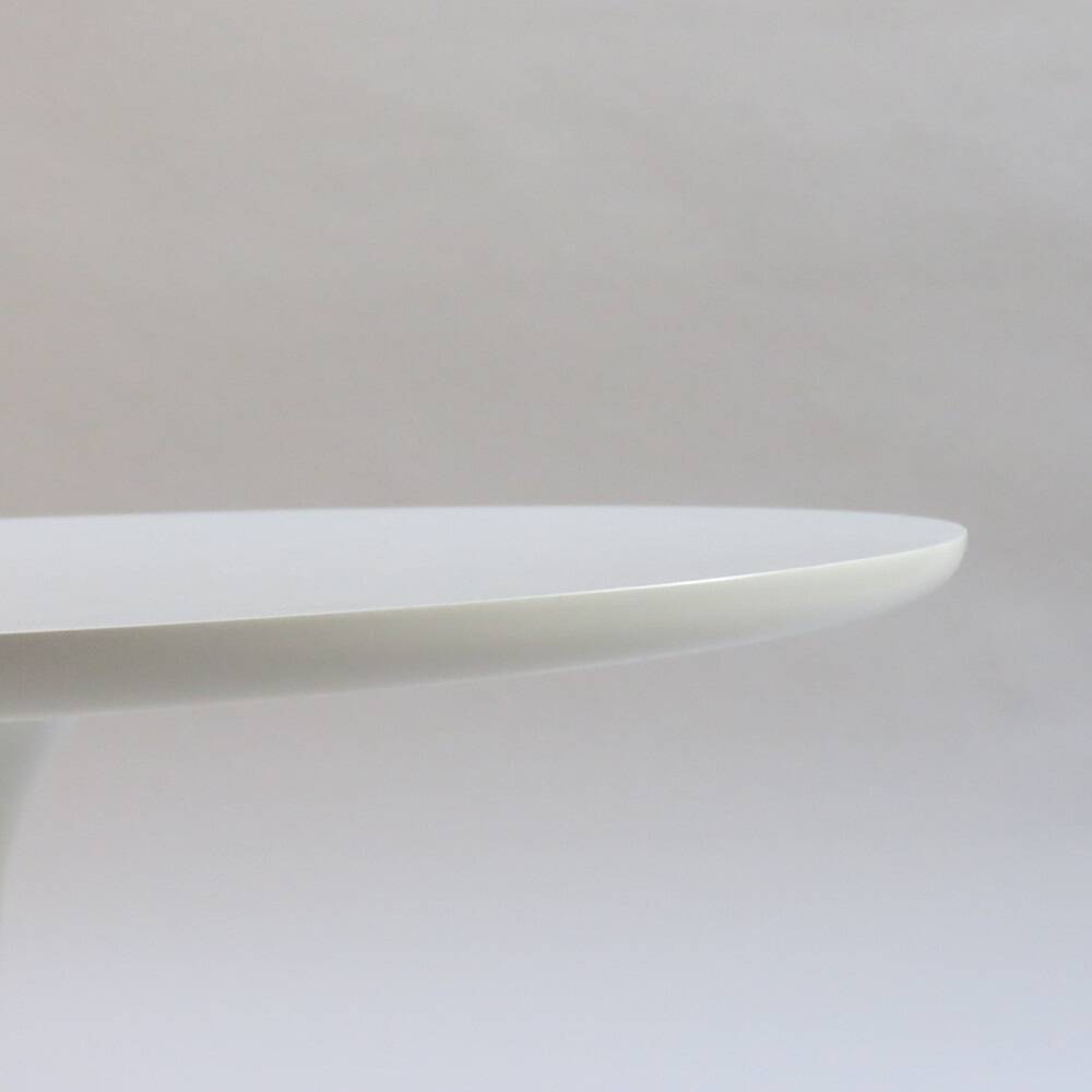1960s White Tulip Coffee Table by Maurice Burke for Arkana 75