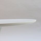 1960s White Tulip Coffee Table by Maurice Burke for Arkana 75