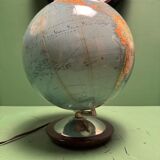 Vintage 1960s German Columbus Duo Glass Globe Lamp