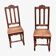 Pair of oak chairs