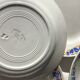 10 Assiettes plates Colette HBCM bleu et safran
