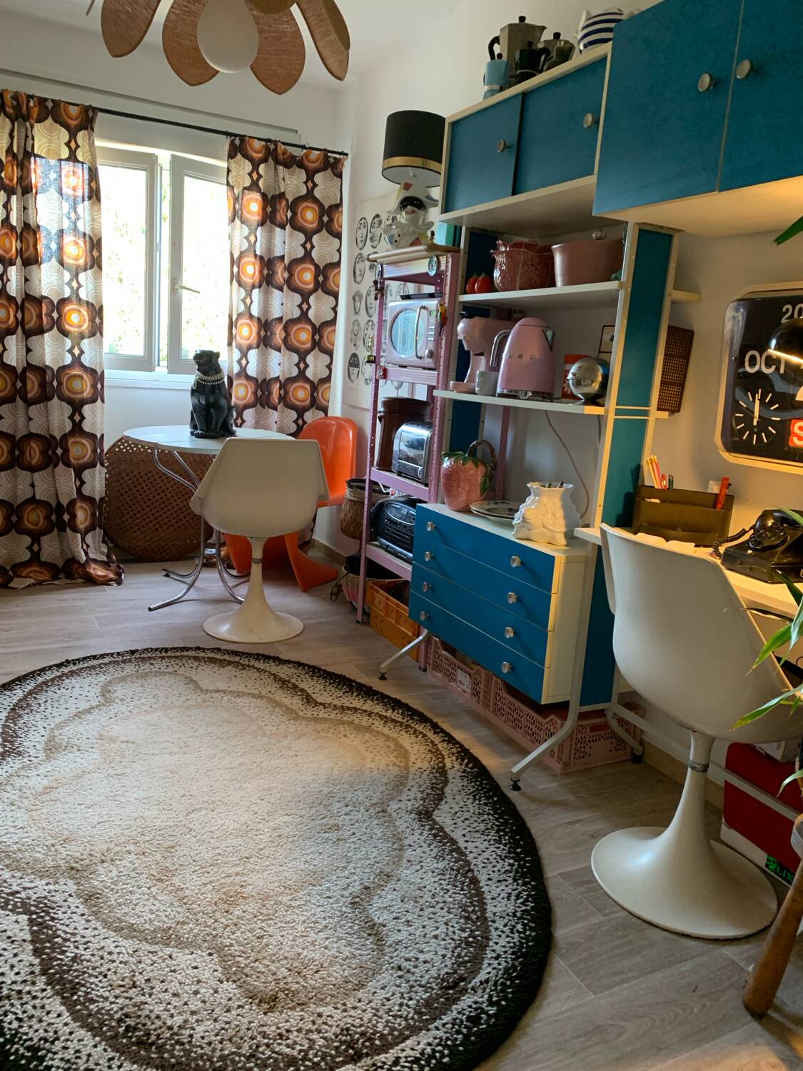 Oval rug from the 70s