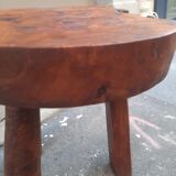 Brutalist style tripod stool