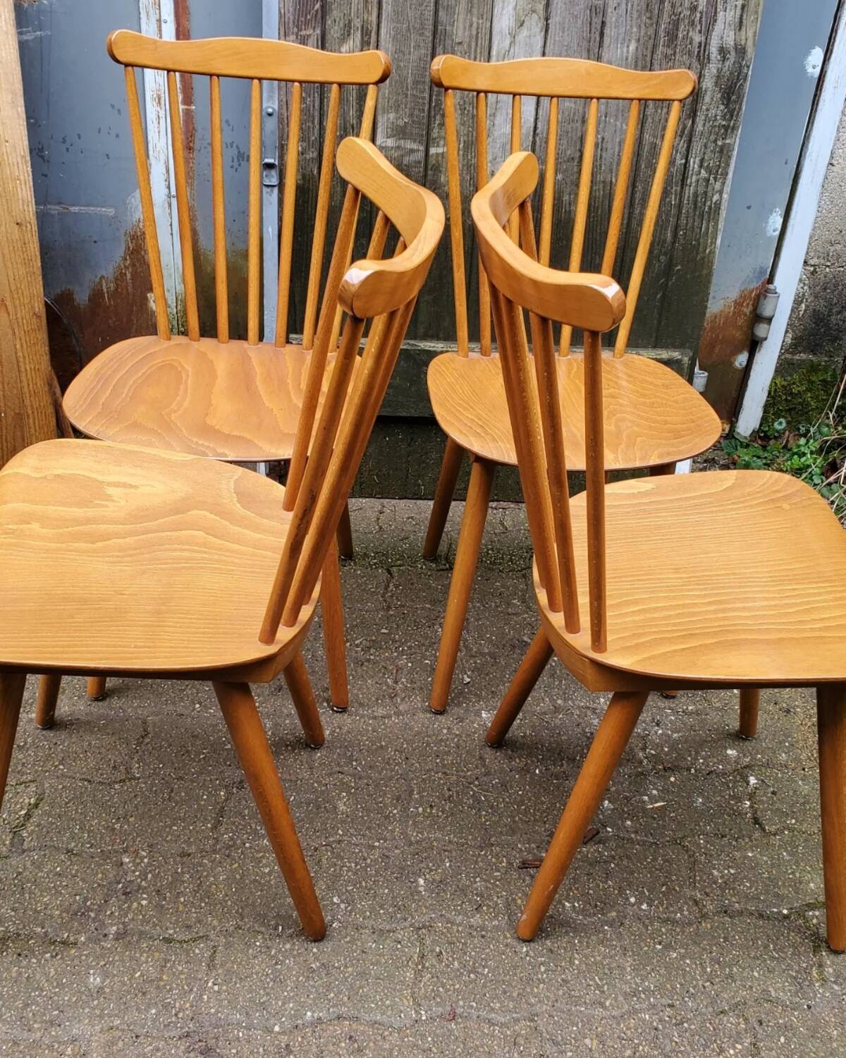4 Baumann “Menuet” bistro chairs