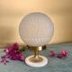 Art Deco lamp from the 1930s with a floral globe.