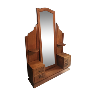 Entrance cabinet dressing table with mirror