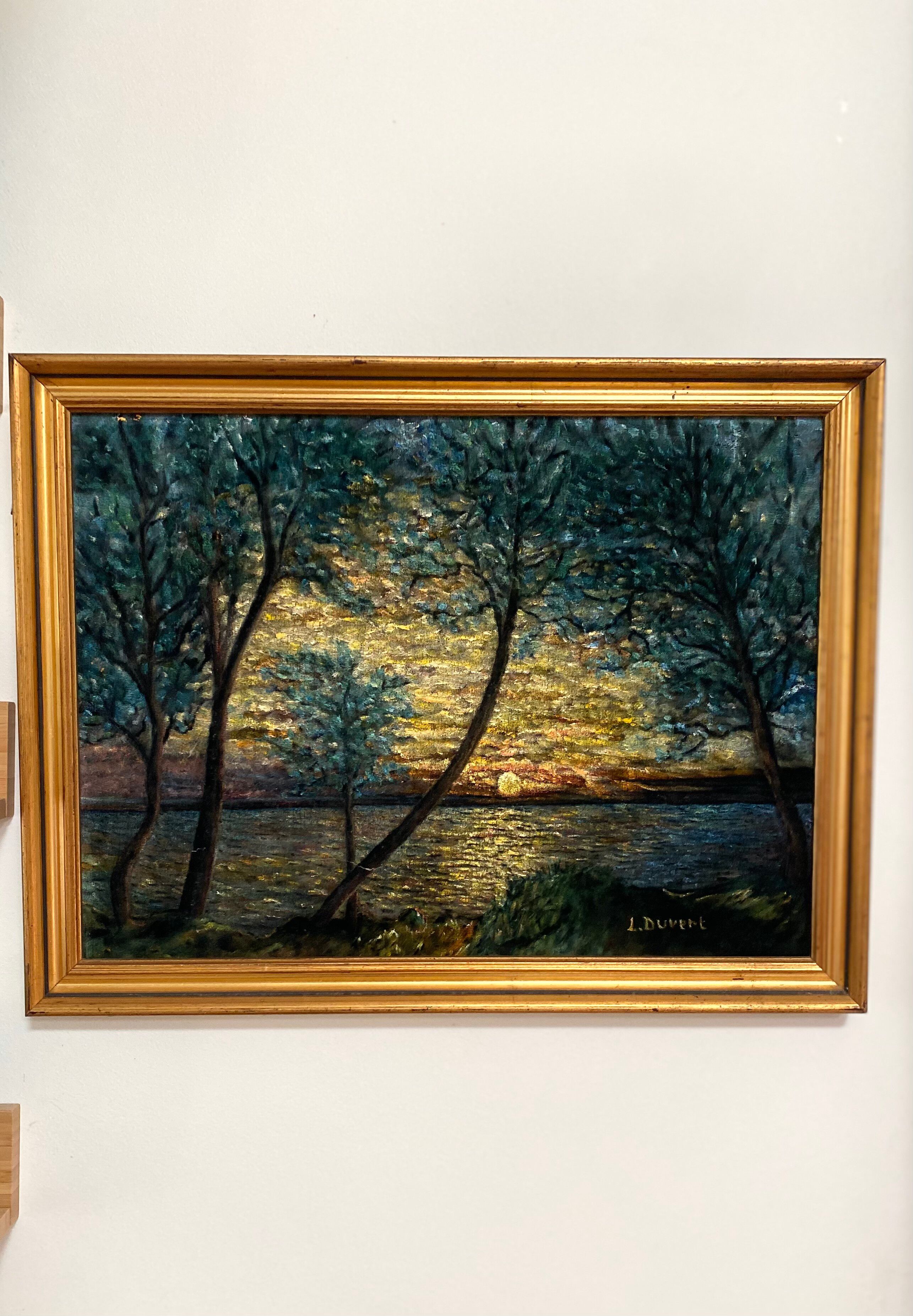Oil Painting by Lucien DUVERT (Montluçon) - Post-Impressionist Landscape