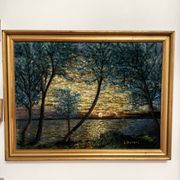 Oil Painting by Lucien DUVERT (Montluçon) - Post-Impressionist Landscape