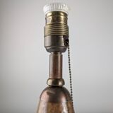 Brutalist Table Lamp in Ceramic and Iron, 1950s €1,200