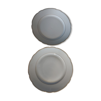 Assiettes plate en porcelaine schirnding