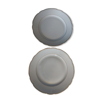 Flat plates in schirnding porcelain