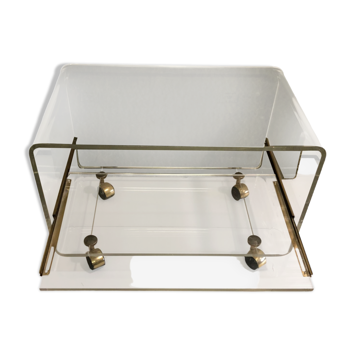 Hifi video plexiglass trolley