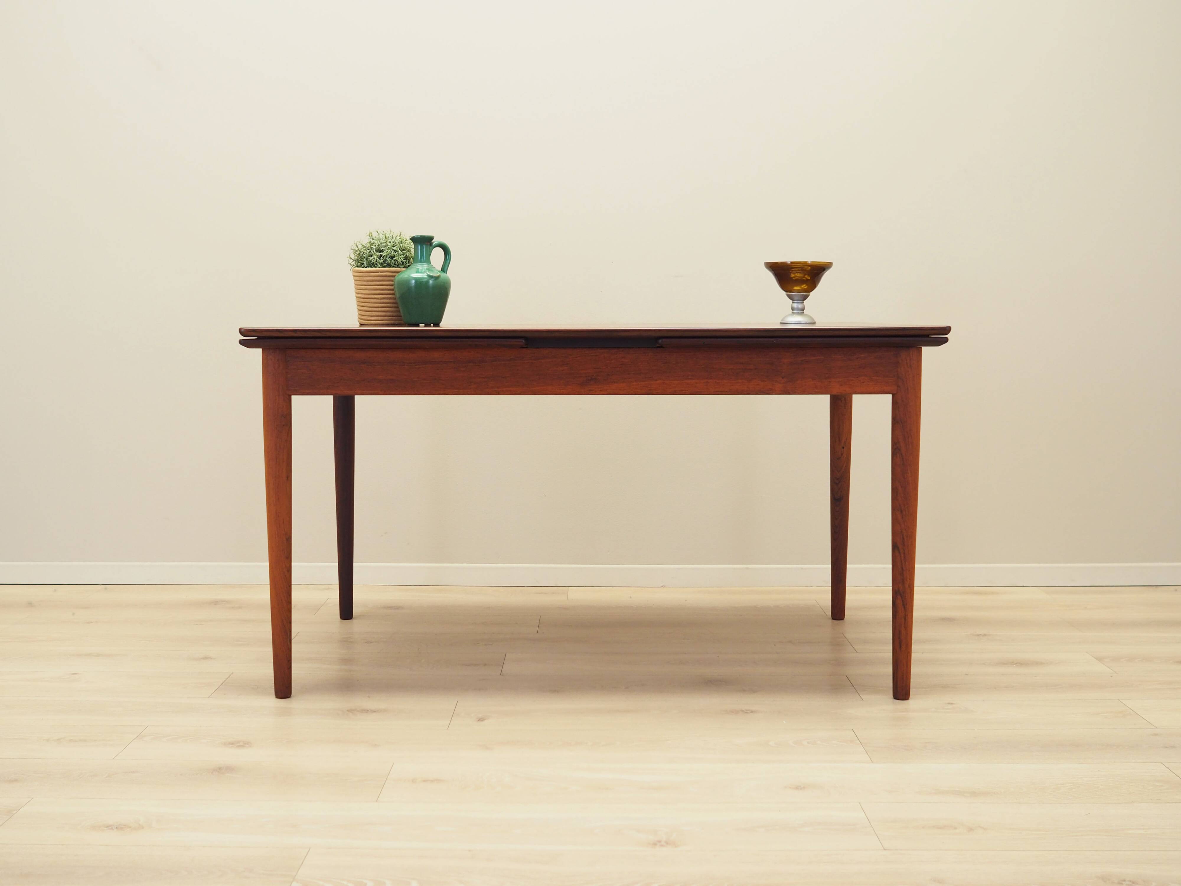 Rosewood table, Danish design, 1970s, production: Denmark