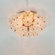 Mid-Century Floral Murano Glass Flush Mount by Ernst Palme for Palwa, Germany, 1960s