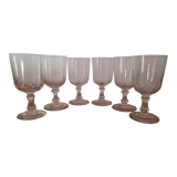 Lot de 6 verres anciens