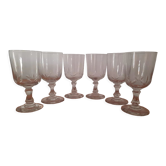 Lot de 6 verres anciens