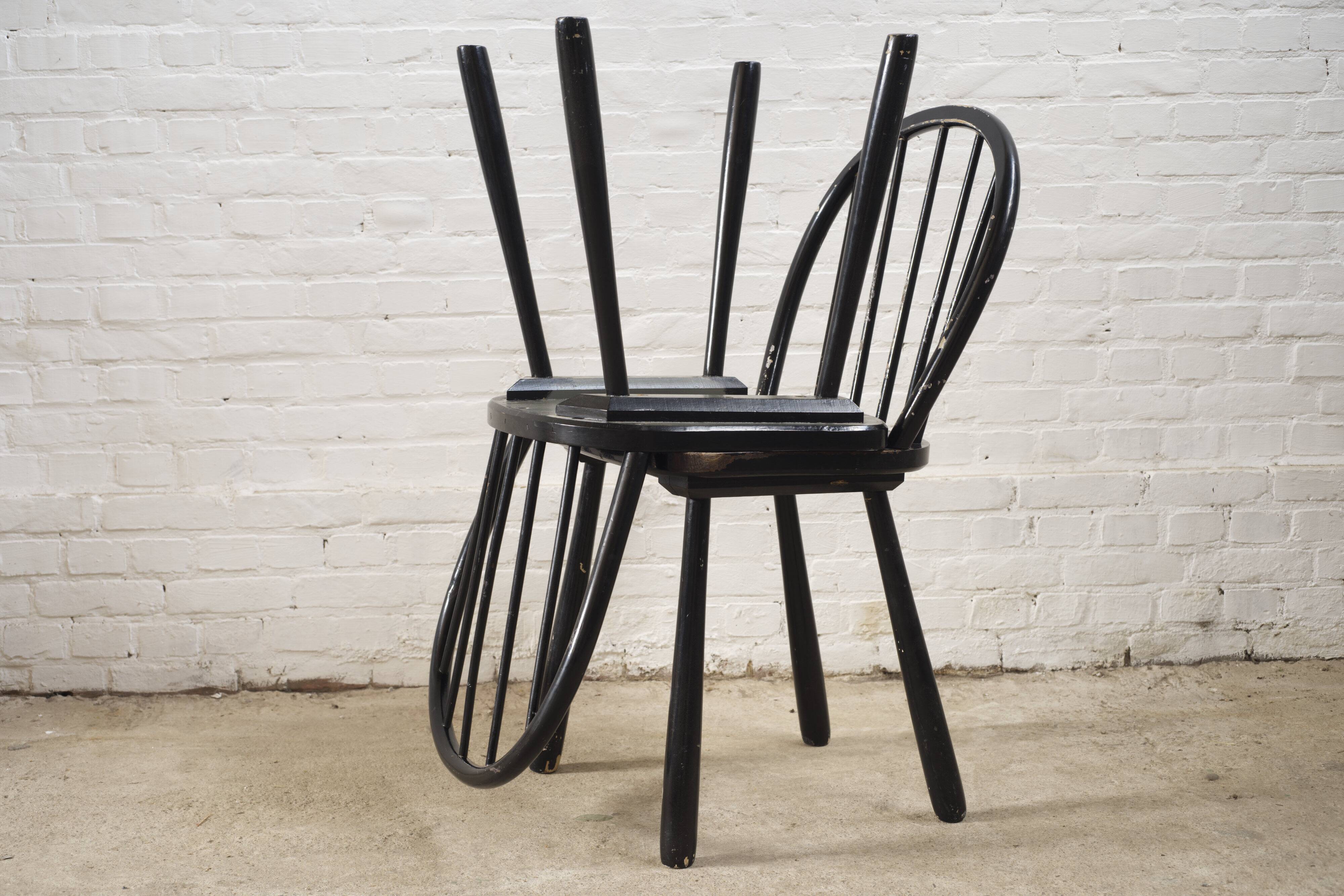 6x 'Windsor' dining chairs by Jørgen Anker Heegaard, Fritz Hansen, 1940