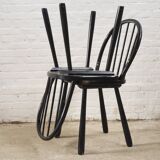 6x 'Windsor' dining chairs by Jørgen Anker Heegaard, Fritz Hansen, 1940