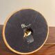 English turned wood twist lamp base from the 60s