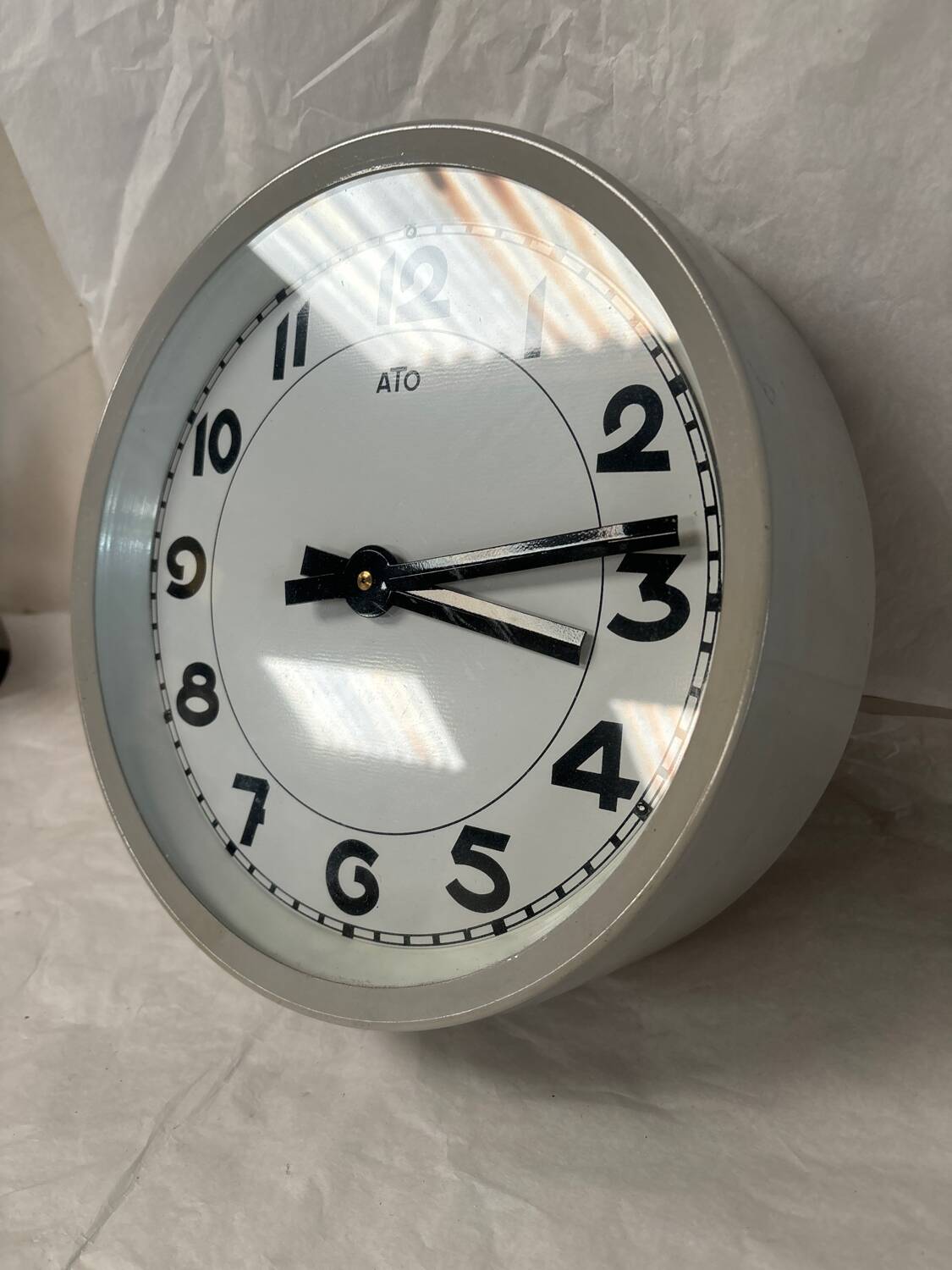 Old sncf ATO metal clock