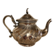 Silver-plated metal teapot signed "Boulenger"