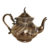 Silver-plated metal teapot signed "Boulenger"