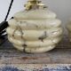 Set of two art deco portable ballrooms in electrified marbled opaline to nine