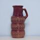 vintage brown West Germany Scheurich can vase