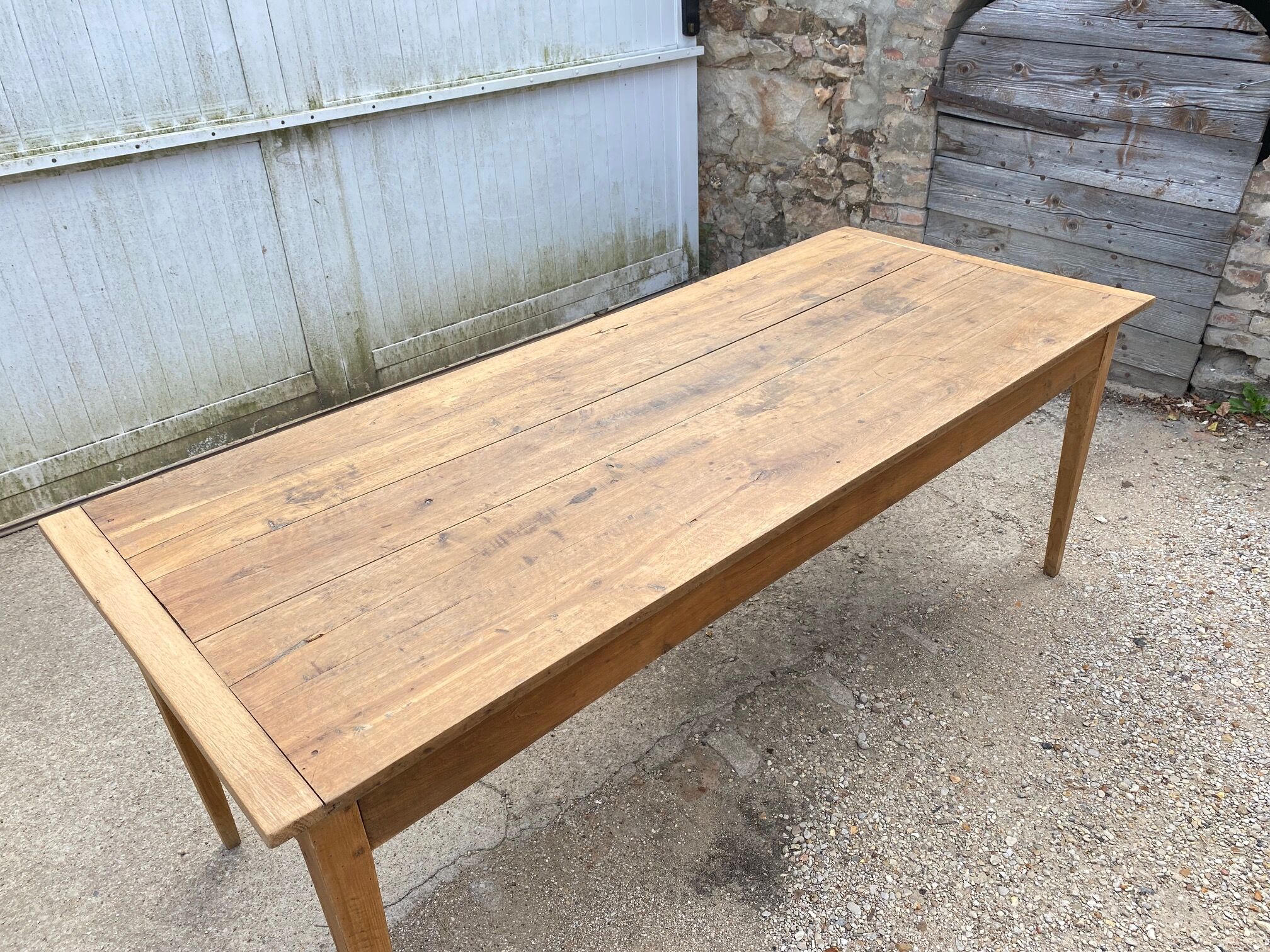 Solid oak farmhouse table 1900