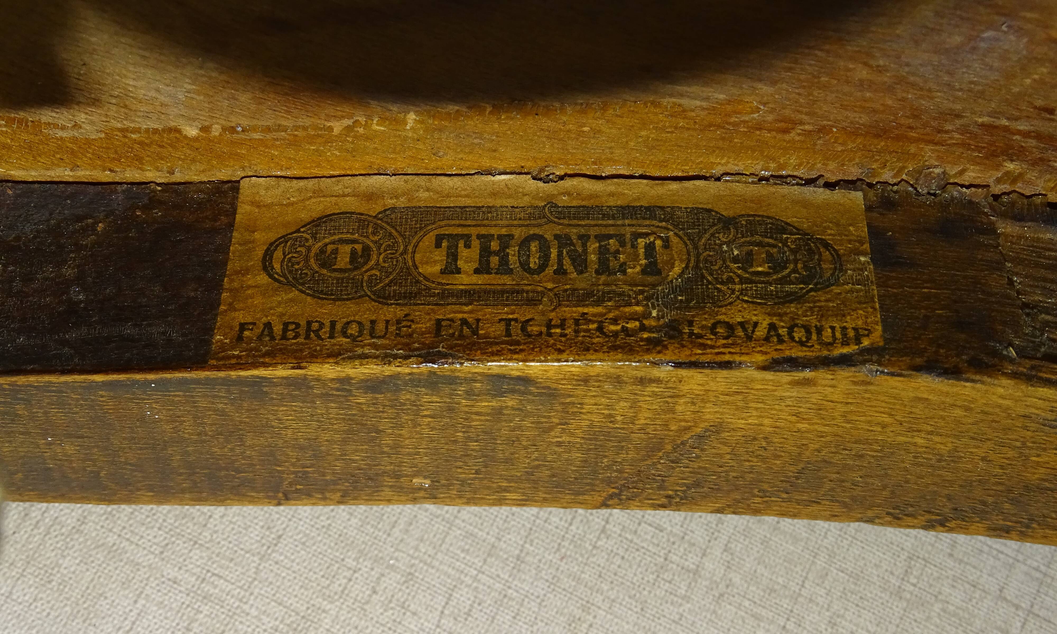Shoe installation for shoe store, Thonet 1925 imitation red brick