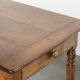 Antique French cherry wood dining table from the 19th century
