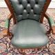 Classic English Chesterfield Desk Chair Green