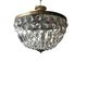 Crystal basket chandelier