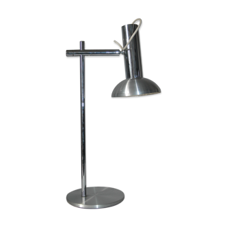 Brushed aluminum design 70s d desk lamp