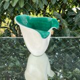 Elchinger white and green vase