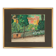 Rudolf möller 1881-1967. the houses, 1930. gouache. sbd. 30x40. frame