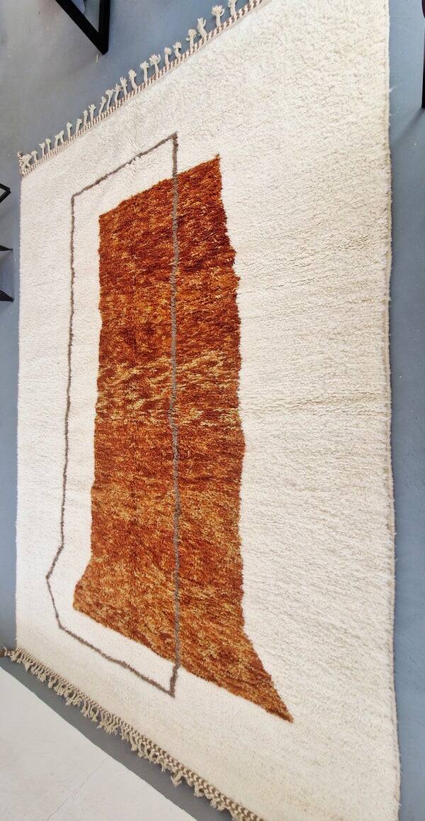 Tapis berbère en laine pure taille 150 x 250 cm