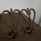 Rattan coat hanger