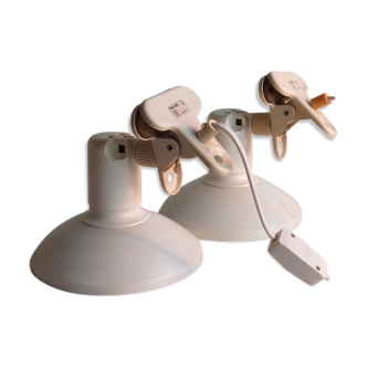 Set of 2 clamp lamps from Philips, Netherlands 1970