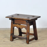 Small oak Spanish table, circa 1840