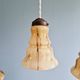 Art Deco pendant light in marbled opaline glass, 1920s-30s